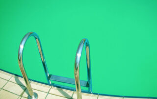what kills mustard algae in a swimming pool?